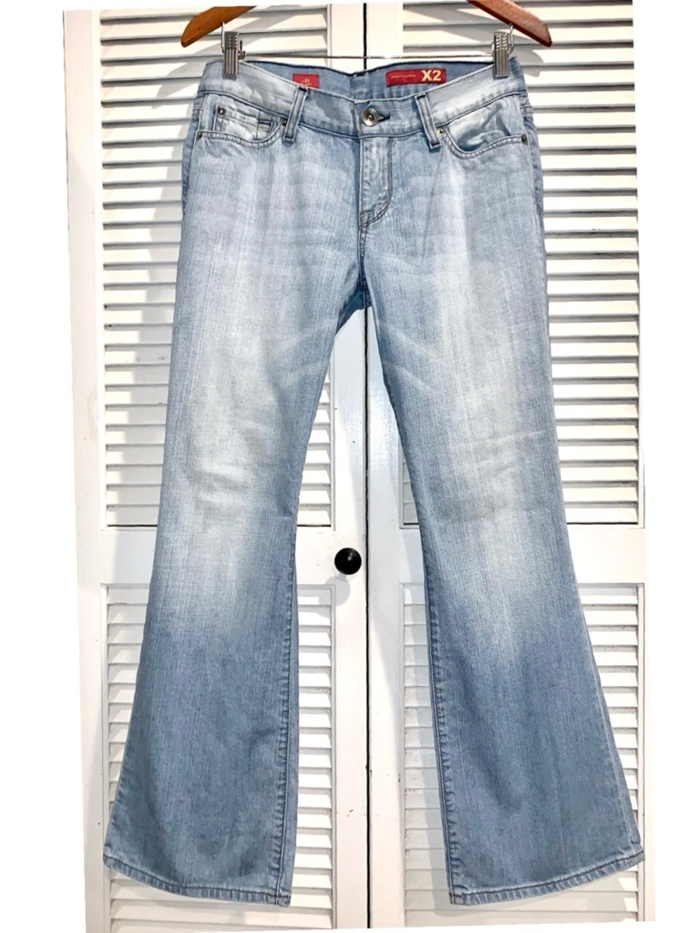 Vintage Sun bleached Wash Quality Denim X2 Eva Boot Jeans Size Women’s 8